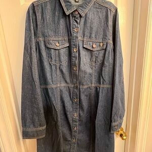 Frye Blue Denim Shirt